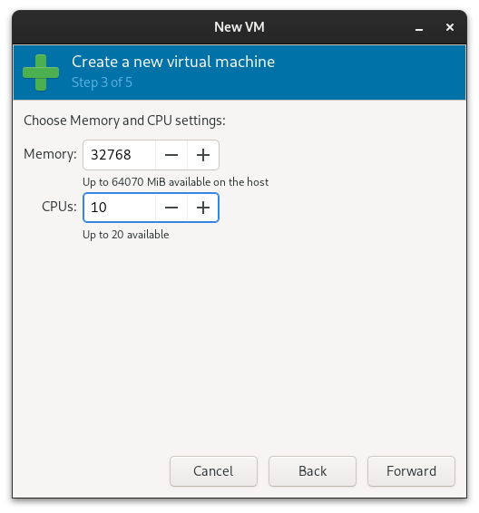 Memory and CPU